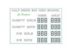 16'0.25" x 11'2.75" Outdoor Swimming Scoreboard