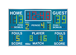 9'0" x 5'5" Basketball Scoreboard w/Wrestling&Volleyball Capability