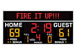 4'4" x 9' Standard Basketball/Volleyball Scoreboard and EMC