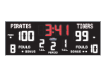 10'6" x 3'8" Basketball Scoreboard with Electronic Team Names
