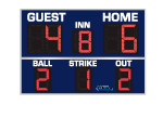5'6" x 8'0" Basic Baseball Scoreboard (all digits)