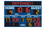 6'4"x9'0" Hockey Scoreboard with Penalties and LED EMC