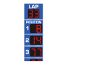 16'6"  x 4'0" Racing Scoreboard