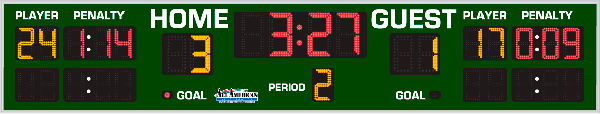 3'0"x16'6" Hockey Scoreboard